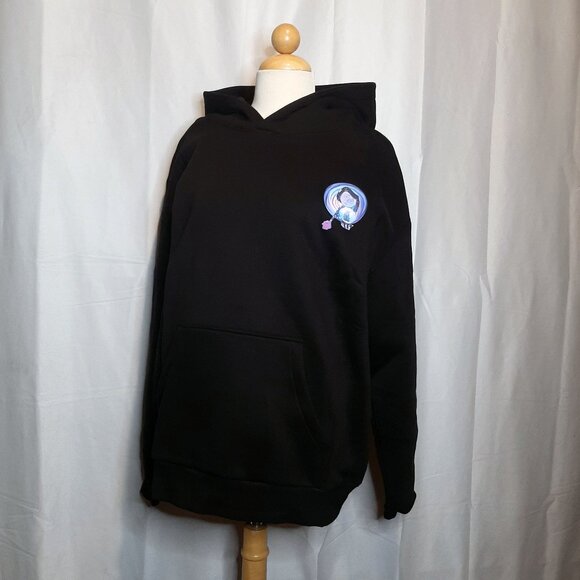 Coraline movie doll button eye graphic hoodie heavy duty thick comfy new Large - Picture 2 of 9